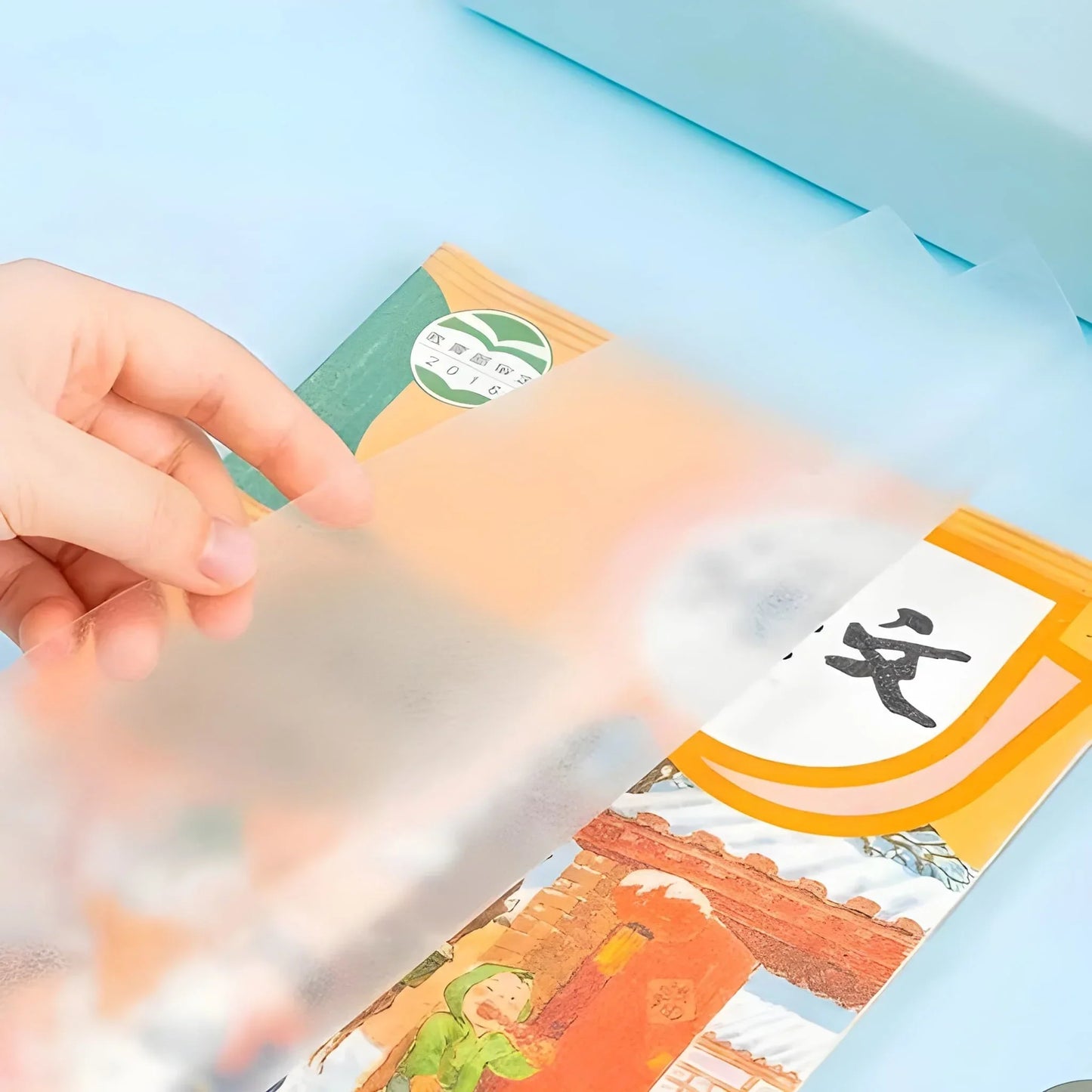Self-Adhesive Transparent Waterproof Book Cover Film (30 Pcs – 3 Sizes, 10 Each)