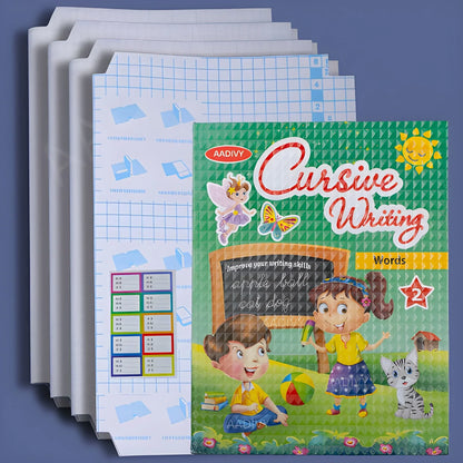 Self-Adhesive Transparent Waterproof Book Cover Film (30 Pcs – 3 Sizes, 10 Each)