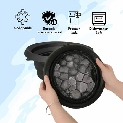 Silicone Ice Facial Bowl – Instant Glow, Tight Skin, Reduce Pimples & Puffiness for Fresh Skin at Home