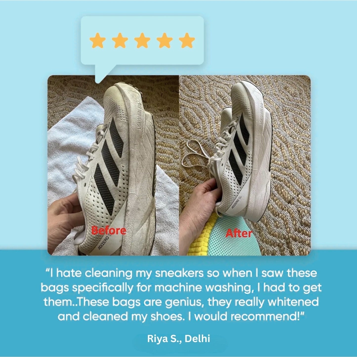 Shoe Cleaning Bag for All Footwear – Buy 1 Get 1 FREE