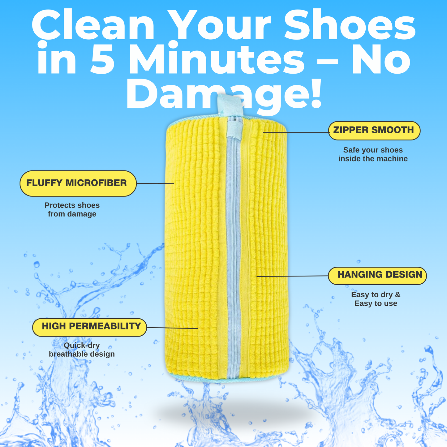 Shoe Cleaning Bag for All Footwear – Buy 1 Get 1 FREE