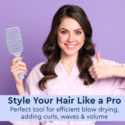 Viral 3D Flexible Hair Brush for All Hair Types | Buy 1 Get 1 Free