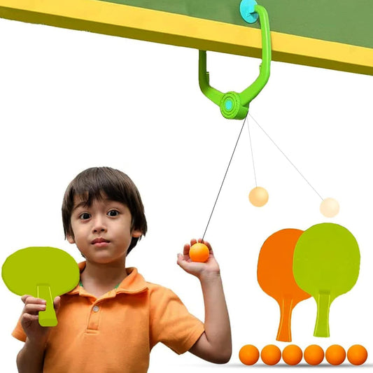 Indoor Hanging Table Tennis Trainer Set – Fun Way to Reduce Kids’ Screen Time & Keep Them Active at Home 🏓