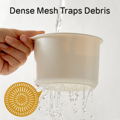 Kitchen Sink Drain Basket – Double Layer Strainer & Detachable Food Waste Filter