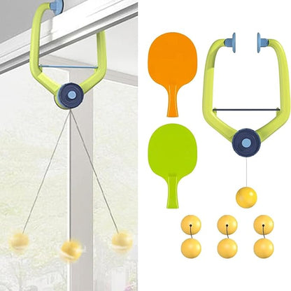 Indoor Hanging Table Tennis Trainer Set – Fun Way to Reduce Kids’ Screen Time & Keep Them Active at Home 🏓