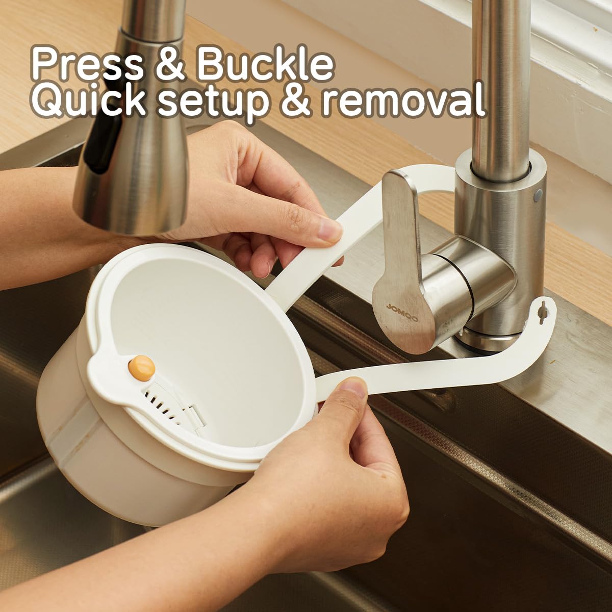 Kitchen Sink Drain Basket – Double Layer Strainer & Detachable Food Waste Filter