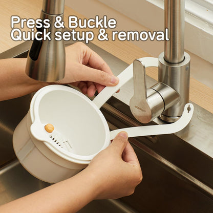 Kitchen Sink Drain Basket – Double Layer Strainer & Detachable Food Waste Filter