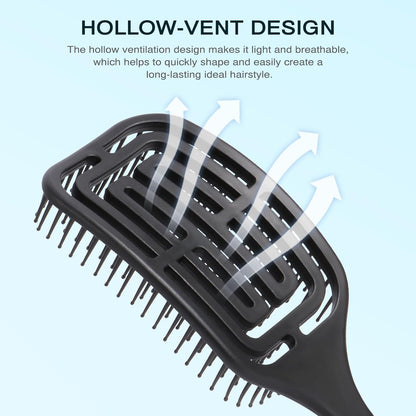 Viral 3D Flexible Hair Brush for All Hair Types | Buy 1 Get 1 Free
