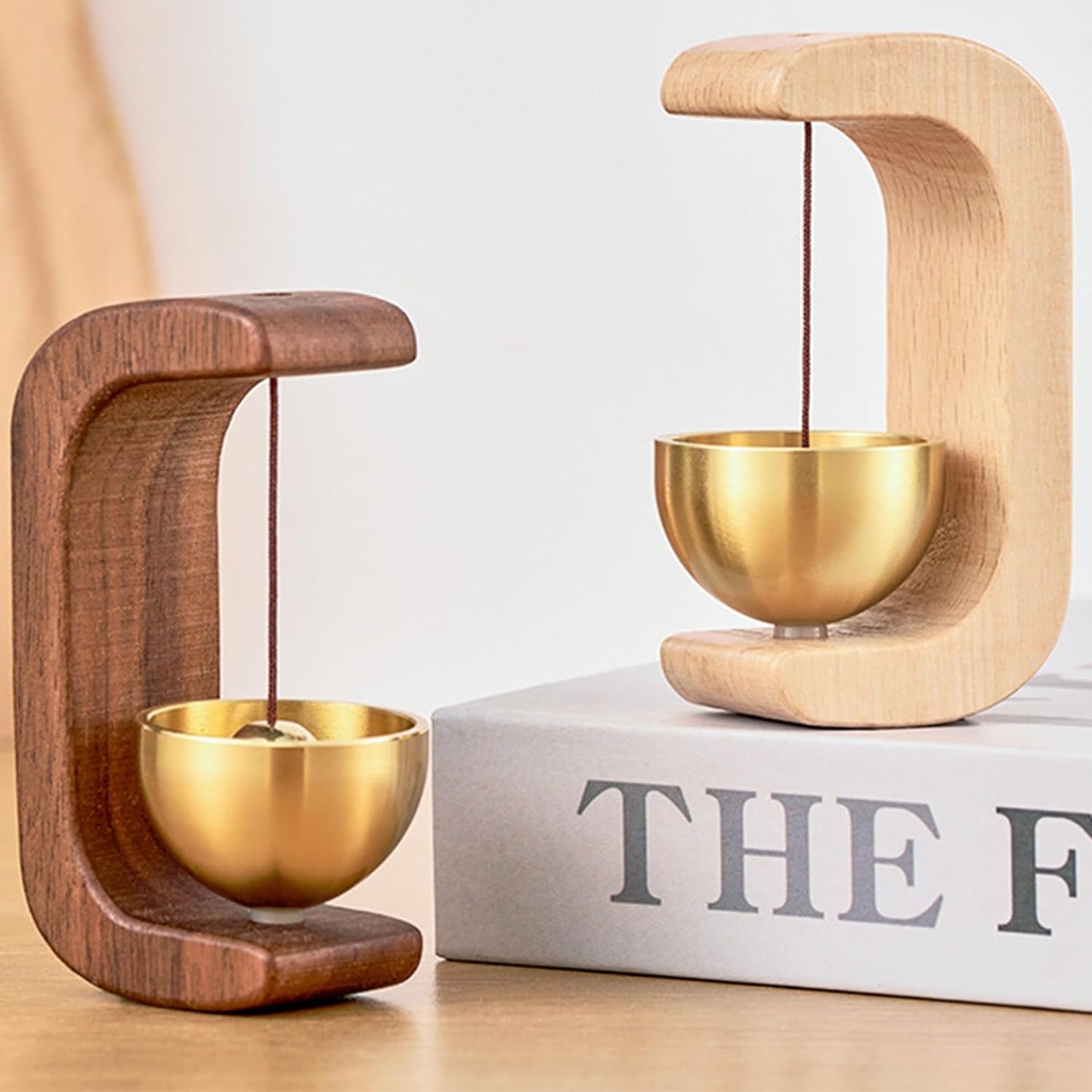 Premium Wooden Bell for Home Décor – Handcrafted to Bring Peace & Positivity
