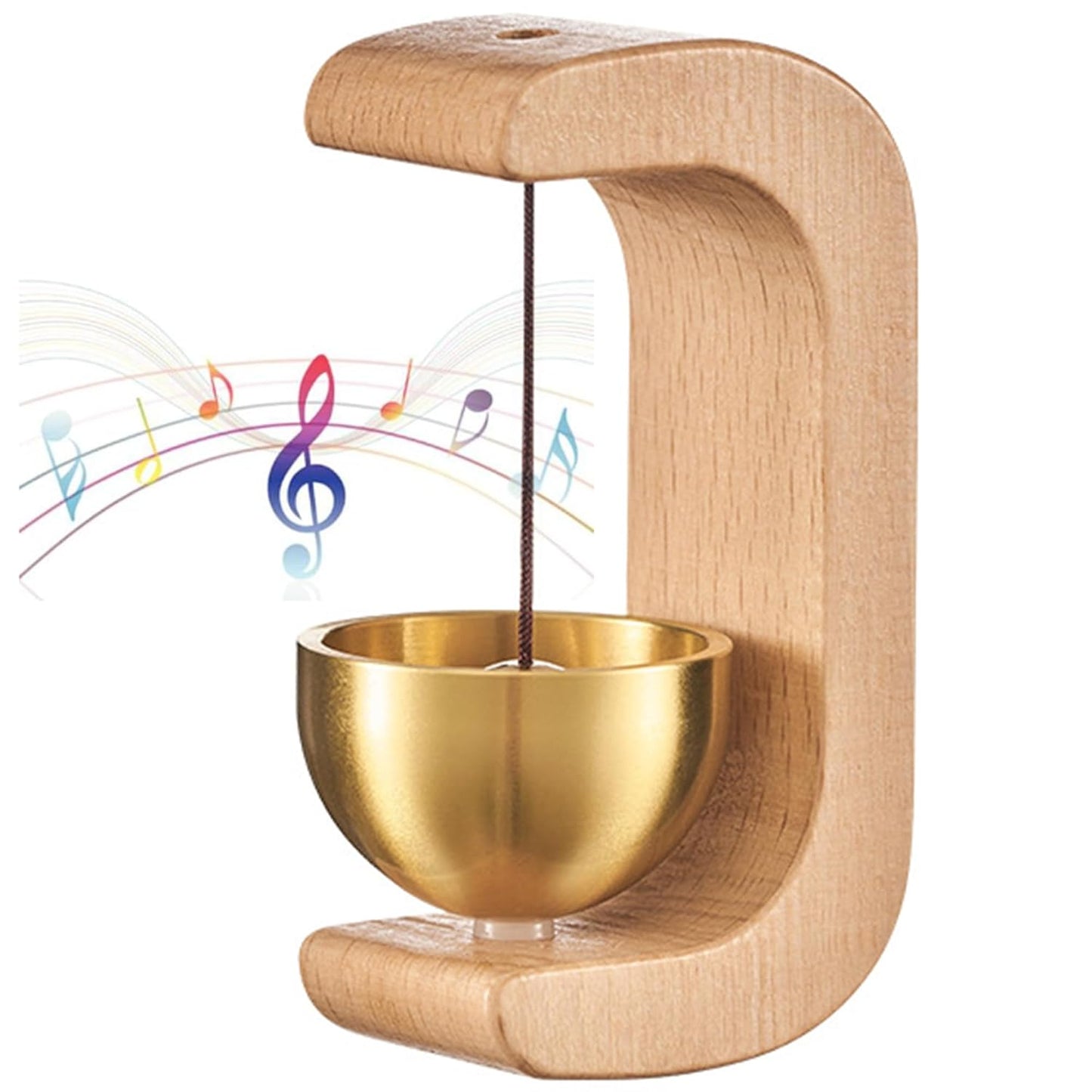 Premium Wooden Bell for Home Décor – Handcrafted to Bring Peace & Positivity