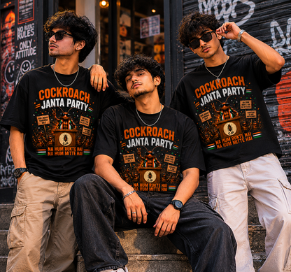 Cockroach Janta Party Oversized T-Shirt