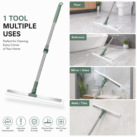 Magic Broom Silicone Multifunctional Wiper | Removes Water, Hair & Dust in One Swipe