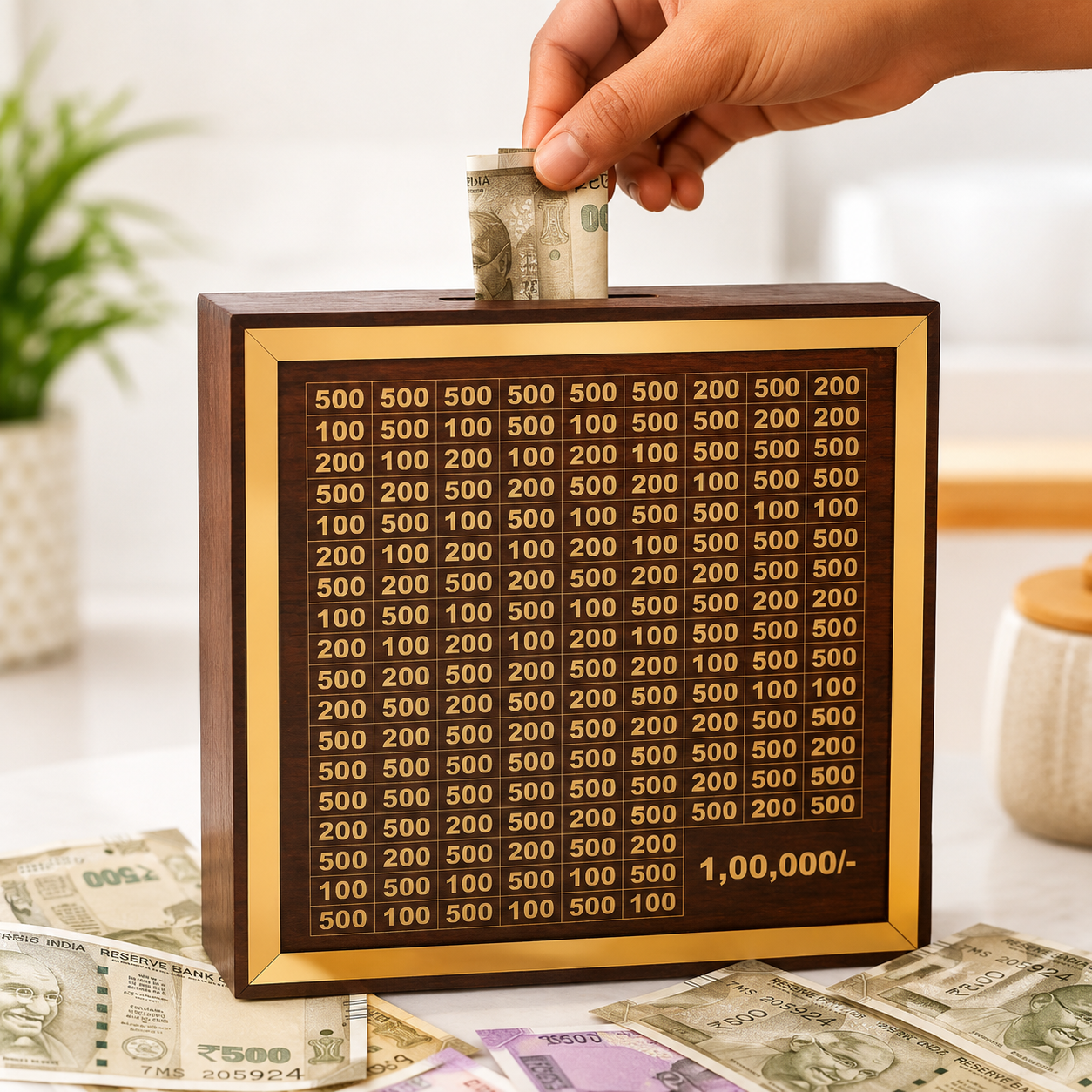 Wooden Money Saving Box | One Lakh Saving Box | Small Amount Becomes Big Savings