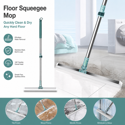 Magic Broom Silicone Multifunctional Wiper | Removes Water, Hair & Dust in One Swipe