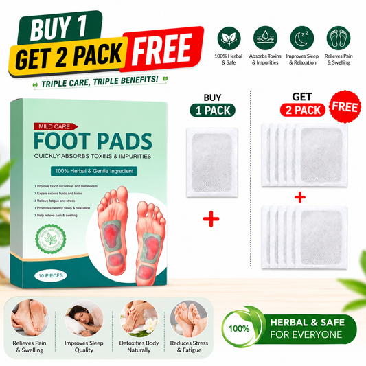 Premium Detox Foot Patches (Pack of 10) Buy 1 Get 2 Pack Free!