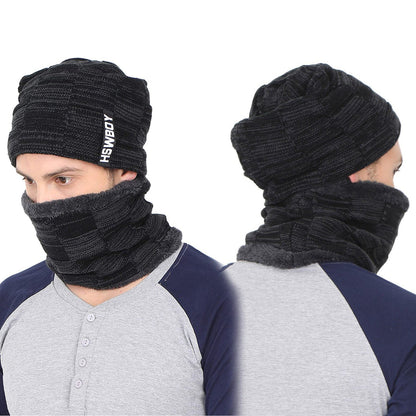 🧣 Ultra-Soft Woollen Beanie Cap + Muffler Se