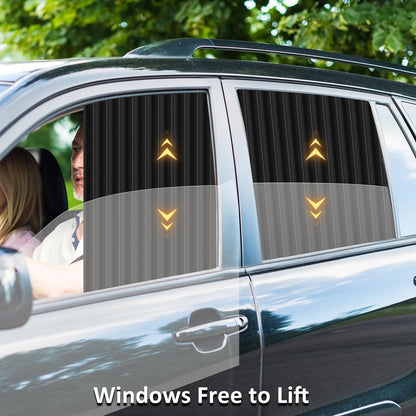 Premium Magnetic Car Curtains – Set of 4 for All Windows!
