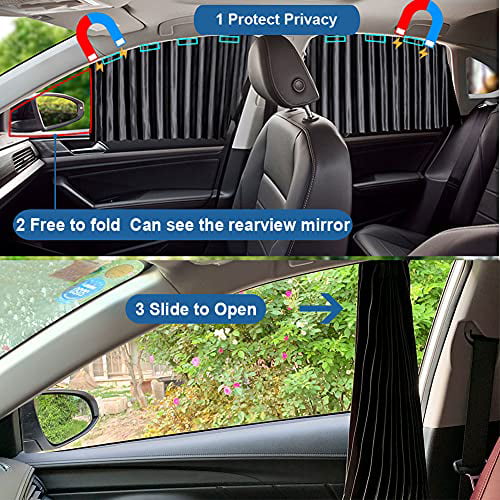 Premium Magnetic Car Curtains – Set of 4 for All Windows!