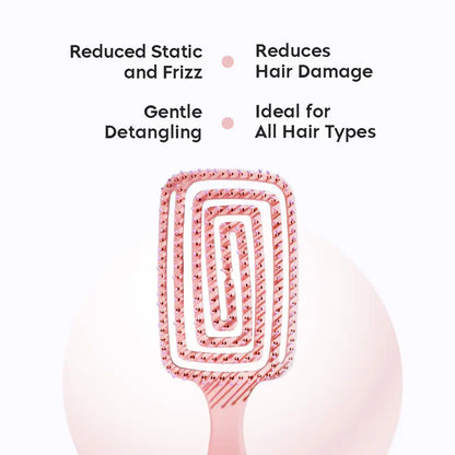 Viral 3D Flexible Hair Brush for All Hair Types | Buy 1 Get 1 Free