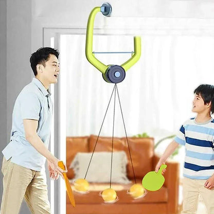 Indoor Hanging Table Tennis Trainer Set – Fun Way to Reduce Kids’ Screen Time & Keep Them Active at Home 🏓