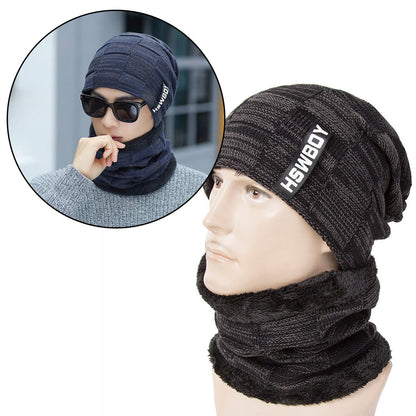 🧣 Ultra-Soft Woollen Beanie Cap + Muffler Se