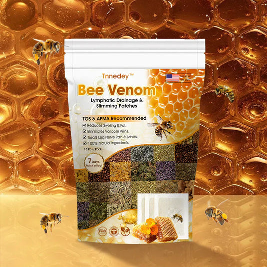 Bee Venom Lymphatic Drainage & Slimming Foot Patches 🌿👣 – Buy 1 Get 1 Free!