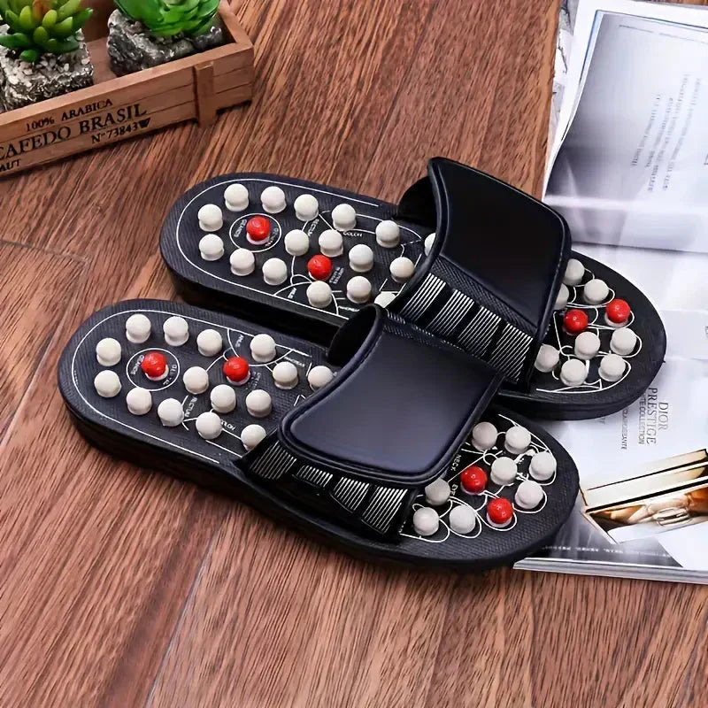 Spring Acupressure and Magnetic Therapy Slippers